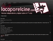 Tablet Screenshot of locoporelcine.com